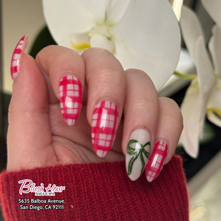 Christmas Nails at Blush Hour Nails & Spa